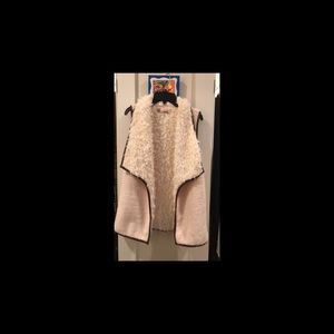 Tan fur vest